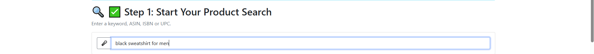 Keyword search input for Amazon Lightning Deals
